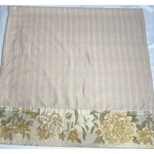 Vintage Croscill Home Multicolor Two King Size Pillowcases 100% Cotton